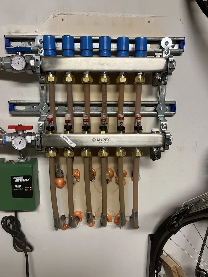 Plumber performing Leak Detection at a residential property in Carlinville